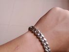 Silver ambition bracelet