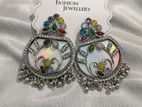 Silver earrings