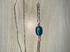 Silver Neck Chain And Italian Wrist Bracelet