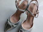 Silver Pencil Heel