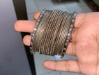 Silver Steel Bangles