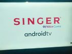 Singer 4K Android TV 50 inch with box & original voice remote