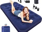 Single and double Air Bed Camping Mattress with Pump