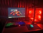 single monitor and gaming PC Ryzen 7 5700g