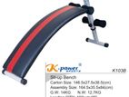 Sit Up Bench K Power K103B Red and Black