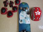 Skateboard with helmet accessories for sell