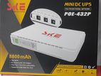 SKE 432P Mini Dc UPS for Router, ONU, Camera – 25 Watt 5v,9v 12v