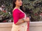 🌸 Skin Print Reshom Silk Sharee – প্রিমিয়াম রেশম সিল্ক শাড়ি