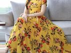 Skin Printed Linen Kurti