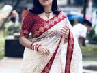 স্কিন প্রিন্ট শাড়ি