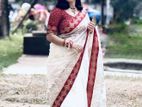 স্কিন প্রিন্ট শাড়ি