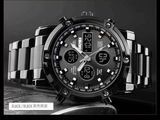 SKMEI 1389 Luxury Fashion Sport Waterproof Stainless Steel Watch .