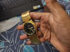 skmei gold watch