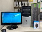 সল্পদামে কম্পিউটার ফুল সেট_Samsung 16"Wide Monitor_DDR-3 PC_Ram 4GB