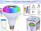 Smart Music Led Light Bulb With Remote Control & Bluetooth Speaker