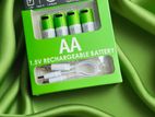 SmarToools RB40 AA 1.5V 2600mWh Rechargeable Battery (4Pcs Set)