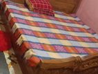 সম্পূর্ণ সেগুন গাছের তৈরি ৬ ফুট /৭ এর বক্স খাট।