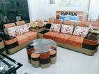 sofa kornar with mura table set