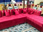 SOFA L MAROON