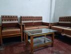 SOFA SET WITH FOAM,COVER & TEA TABLE