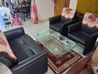 Sofa Set with Glass made Tea Table