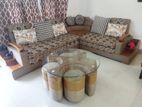 Sofa set with tea table