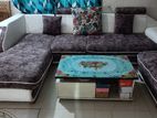 Sofa Set with Tea Table