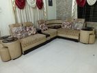 Sofa set with tool and cushion