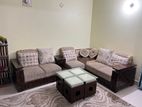 Sofa with carpets & corner rack for sell
