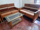 Sofa with Foam,cover & Tea Table(glass)