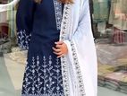 Soft Cotton Embroidery Three Piece