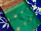 Soft lichi silk benarashi sharee