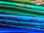 Soft Silk Sharee(Saree)-সফট সিল্ক শাড়ি-Blue Lotapata