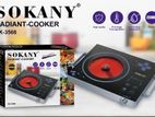 Sokany Brand Infrared Radiant Cooker 2200watts with SS handle SK-3568