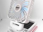 সোলার+কারেন্ট, চার্জার ফ্যান। Solar Charging fan+ Rechargeable fan.