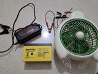 Solar Fan With Battery