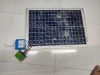 solar panel with Battery and motherboard
