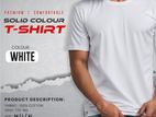 Solid 100% Cotton Tshirt