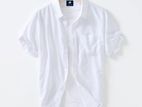 Solid Color Cotton Shirt (Only Shirt)