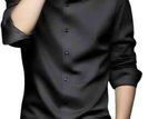 Solid Full Sleeve Silk Formal shirt