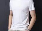 Solid White Colour Half Sleeve T-Shirt For Men