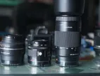 Sony a 35mm 1.8, 50mm 1.8 & 75-300 lens