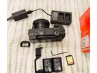 Sony a6400 + Kit Lens 64 GB Memory Microphone Mount Two Batteries
