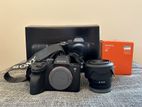 Sony A7 Iv Full Frame Camera with Lens.