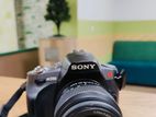 Sony Alpha a330 + 55-200 mm lens