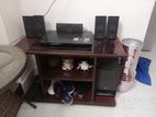 Sony home theatre with hatil table