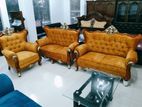 সোফা সেট ভিক্টোরিয়া ডিজাইন সেগুন নকশা