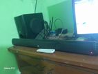 Sound bar with subwoofer