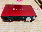 Sound card and mic-focusrite scarlet solo sell