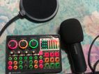 sound cut ,sound mixer, mic , stand pop filters